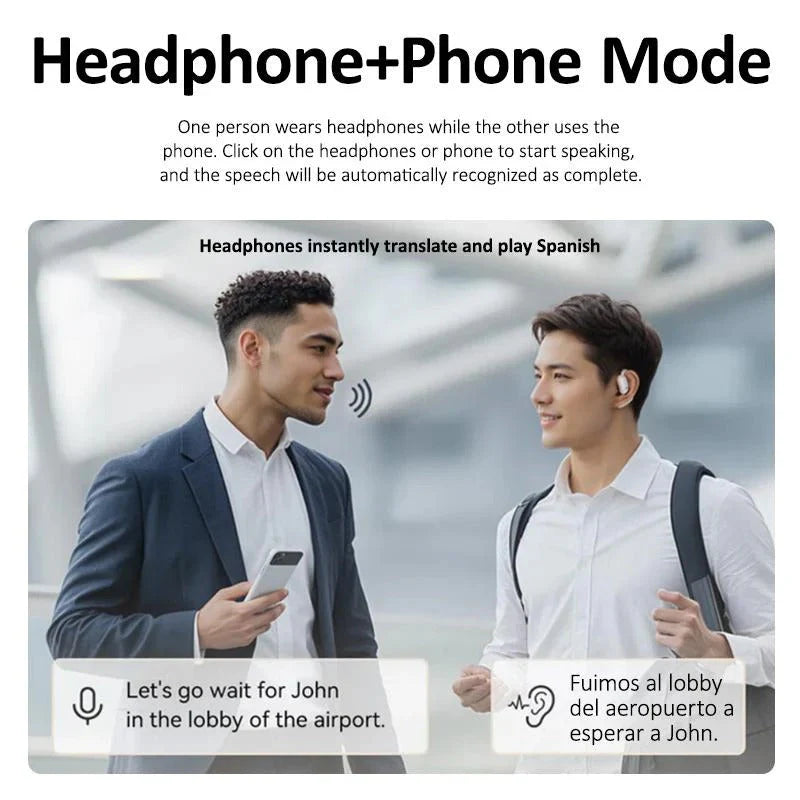 AI Translator Earbuds ~ Real-Time Translation for Seamless Global Communication.